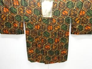 重ね亀甲模様道行コート